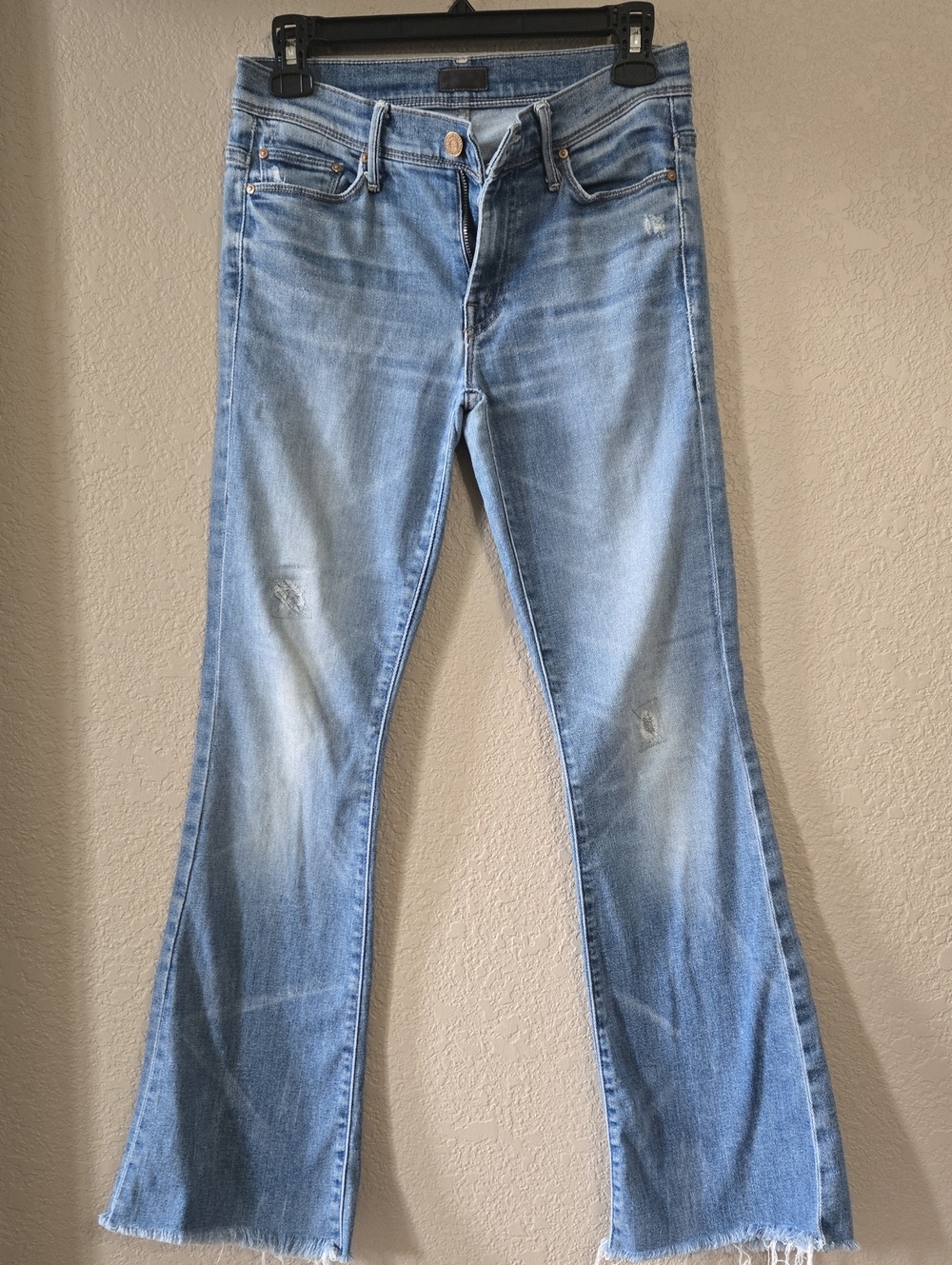 MOTHER Light Blue Flare Jeans